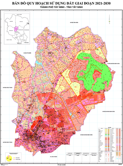 Quyết định phê duyệt quy hoạch sử dụng đất giai đoạn 2021 - 2030 thành phố Tây Ninh, tỉnh Tây Ninh