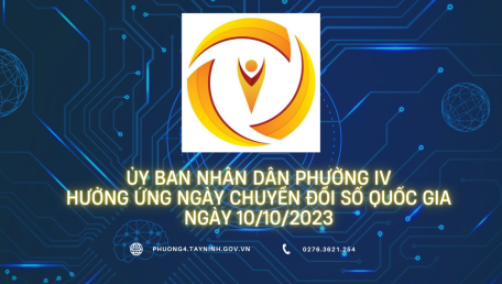 UBND Phường IV hưởng ứng ngày chuyển đổi số quốc gia "Khai thác dữ liệu để tạo ra giá trị"