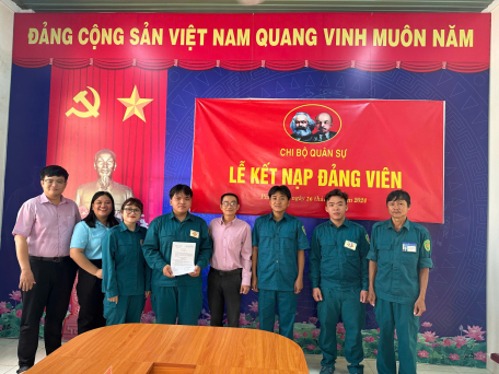 PHƯỜNG IV: KẾT NẠP ĐẢNG CHO ĐOÀN VIÊN ƯU TÚ