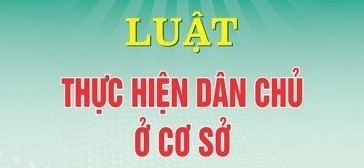 Luật thực hiện dân chủ ở cơ sở