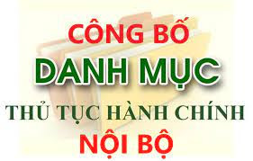 Quyết định về việc công bố thủ tục hành chính nội bộ trong tỉnh Tây Ninh