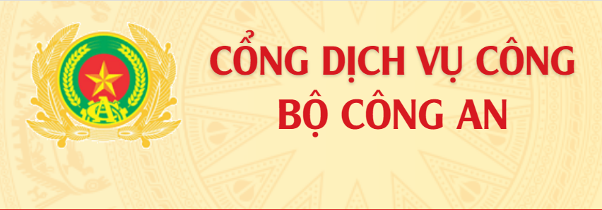 Cổng dịch vụ công Bộ Công an