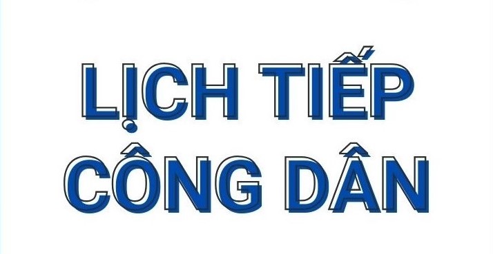 Lịch Tiếp công dân